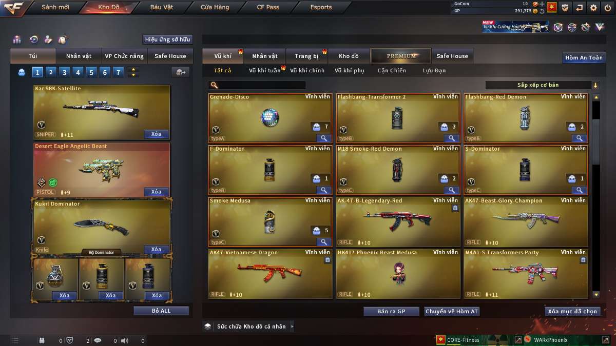 shop acc cf uy tin gia re